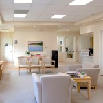 Waiting area dermatology office in Novato, Novato Dermatology